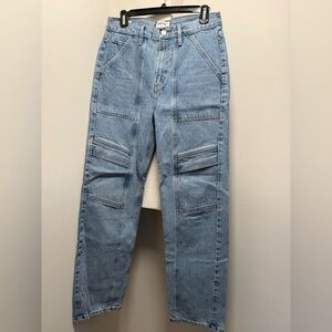 Agolde Cooper Cargo Light Wash Jeans